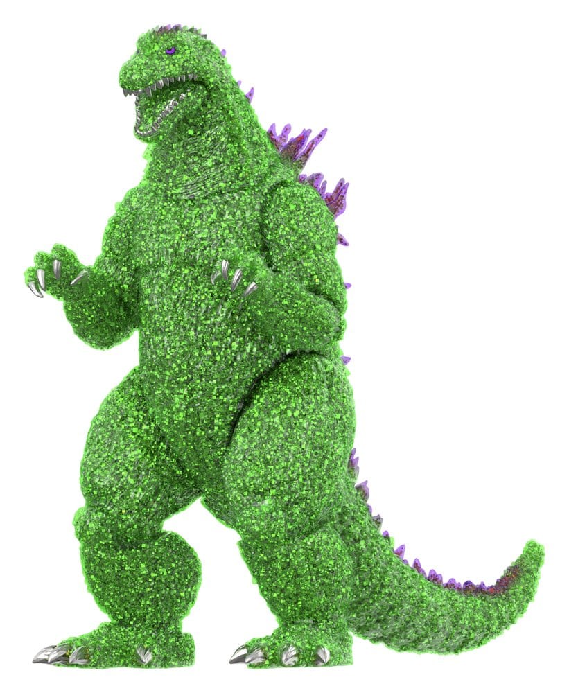 Godzilla Toho Super Kaiju Actionfigur Godzilla 2001 (Color Shock, Clear Green Glitter with Metallic) - Preorder - ETA: 28.10.2026