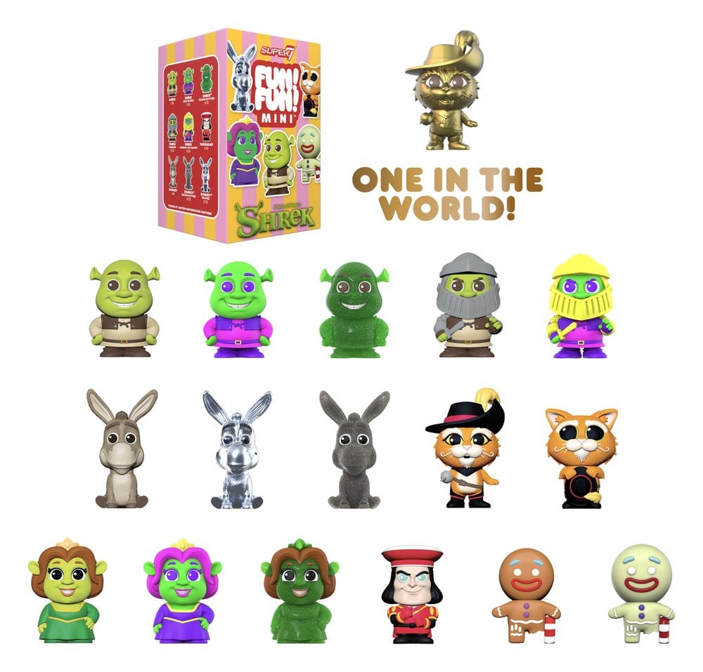 Shrek Fun! Fun! Minifiguren Wave 01 Blind Box Display (9) - Preorder - ETA: 25.10.2026