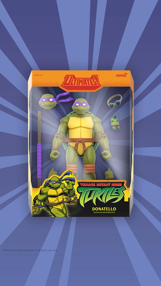 Teenage Mutant Ninja Turtles Ultimates Actionfigur Wave 12 Donatello 18 cm - Preorder - ETA: 18.12.2025