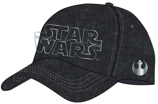 Star Wars Baseball Cap Silver Logo - Versand: 7 Tage nach Bestellung