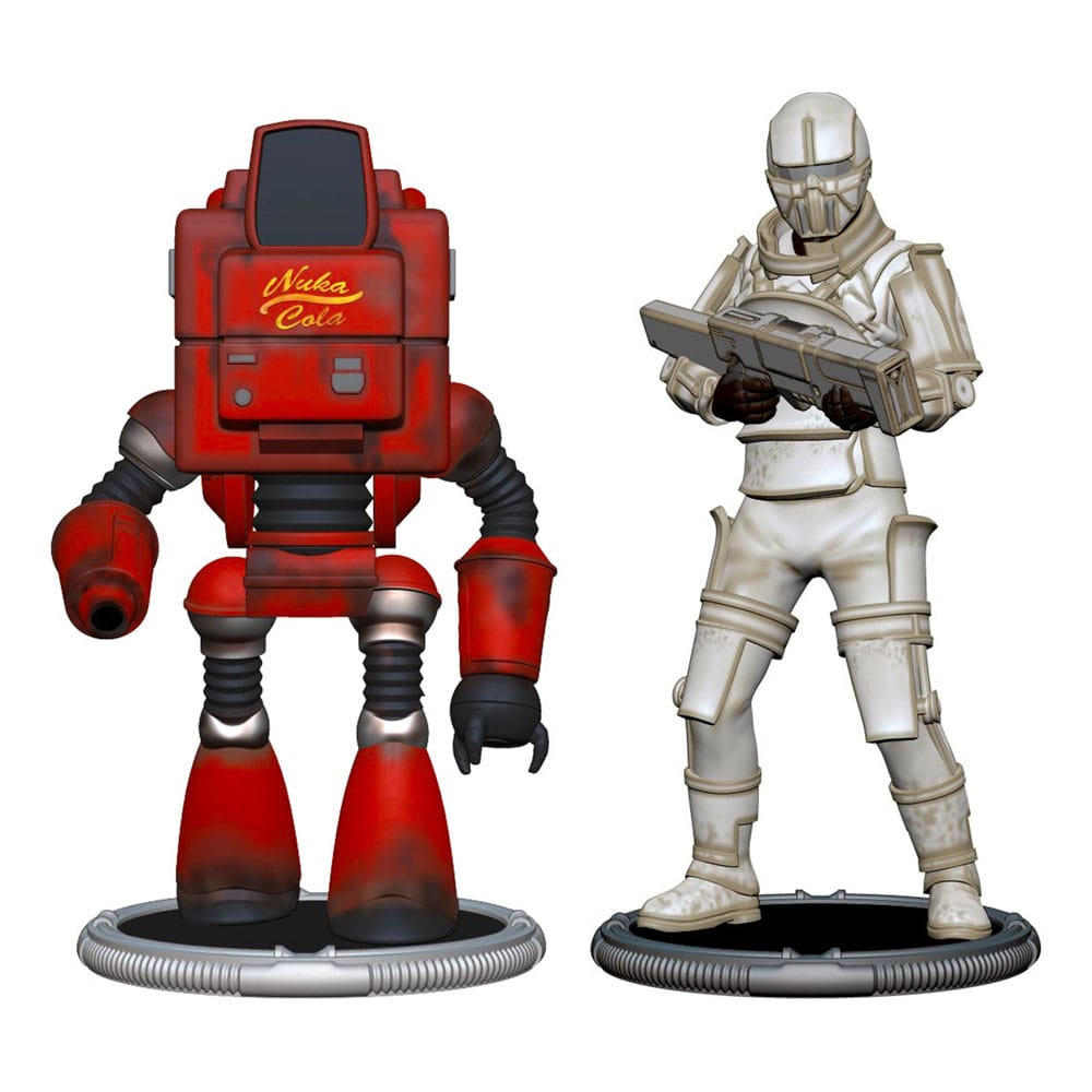 Fallout Minifiguren 2er-Pack Set B Nukatron & Synth 7 cm - Versand: 5-7 Tage nach Bestellung