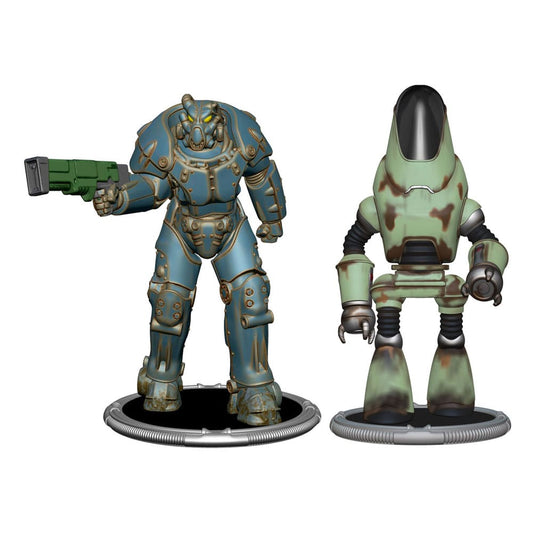 Fallout Minifiguren 2er-Pack Set D X01 & Protectron 7 cm       - Versand: 5-7 Tage nach Bestellung
