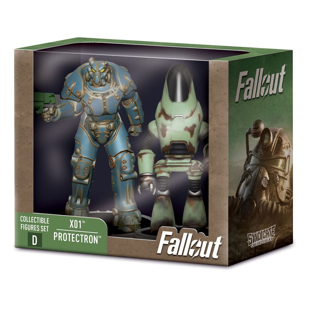 Fallout Minifiguren 2er-Pack Set D X01 & Protectron 7 cm - Versand: 5-7 Tage nach Bestellung
