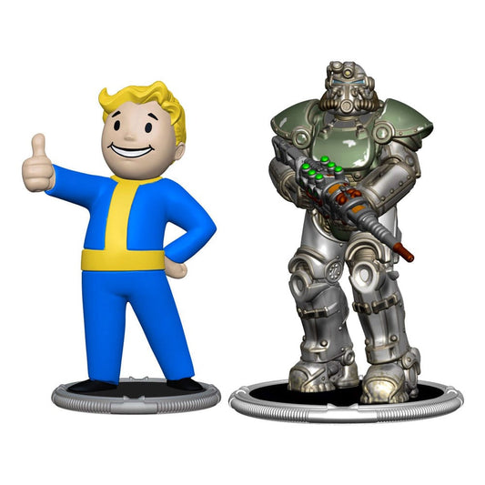 Fallout Minifiguren 2er-Pack Set F Raider & Vault Boy (Strong) 7 cm       - Versand: 5-7 Tage nach Bestellung