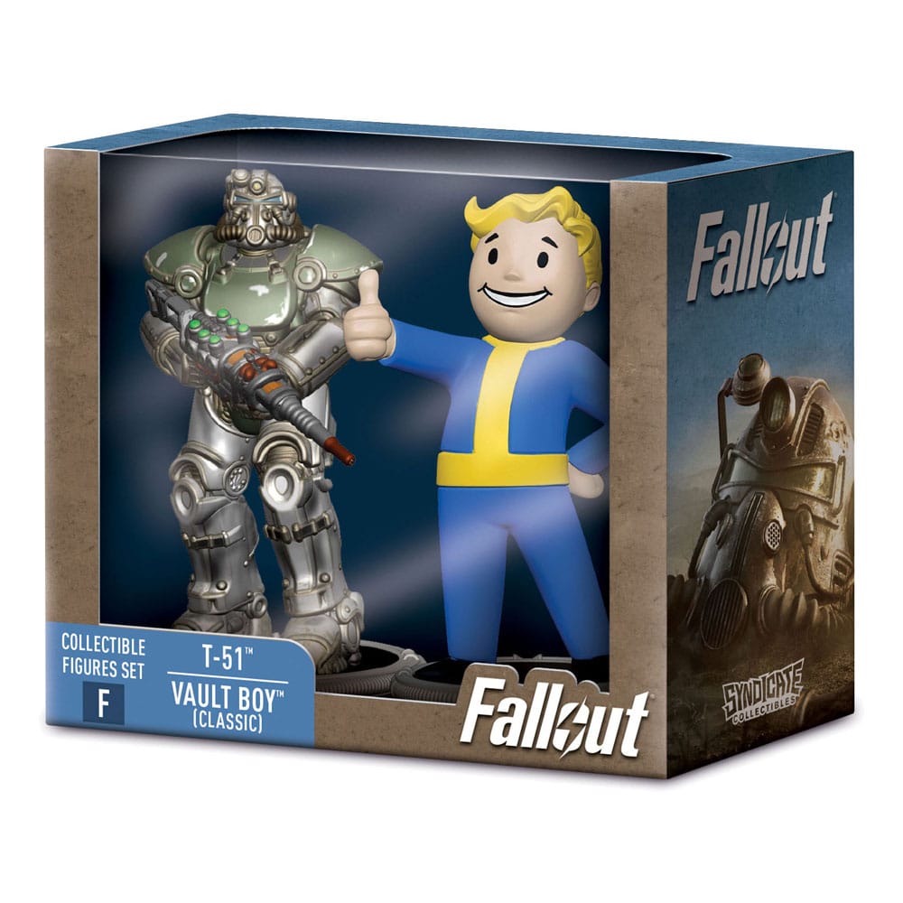 Fallout Minifiguren 2er-Pack Set F Raider & Vault Boy (Strong) 7 cm - Versand: 5-7 Tage nach Bestellung