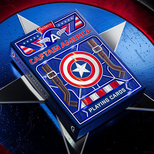 Captain America Spielkarten Patriotic Design - Preorder - ETA: 20.12.2025