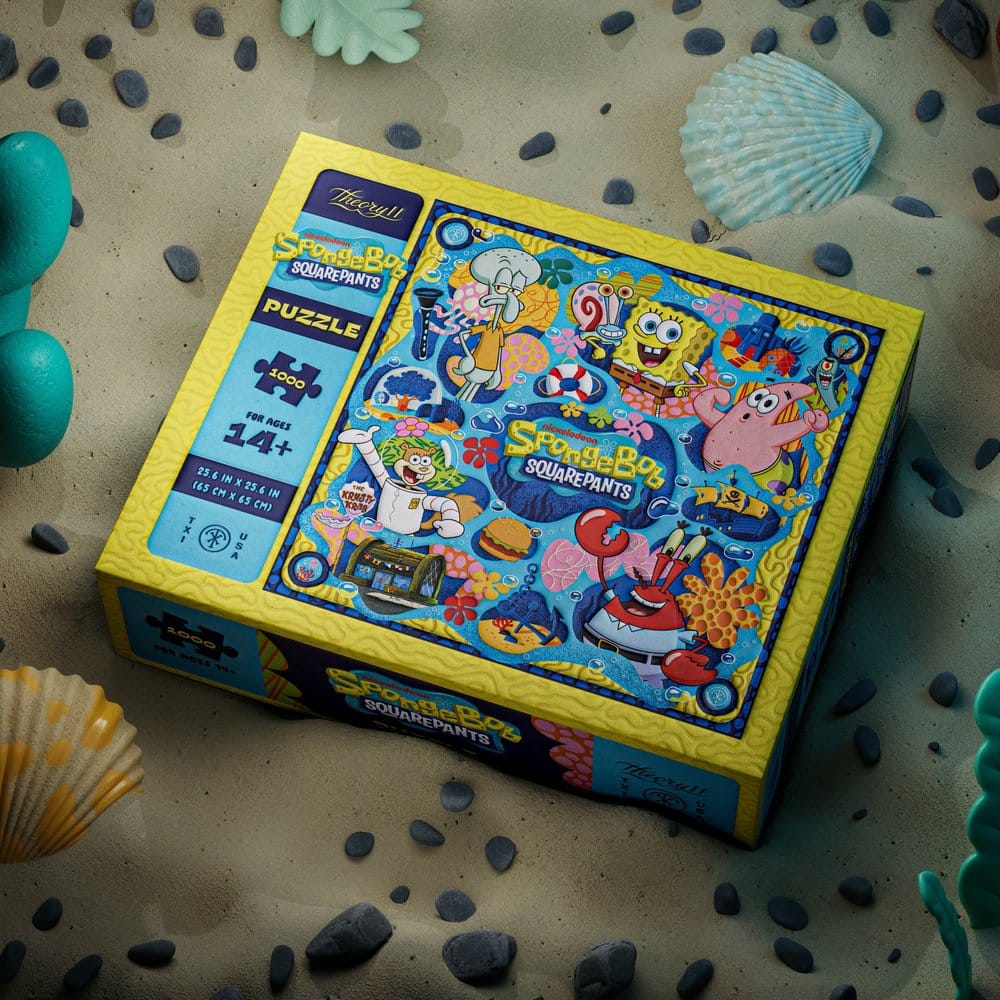 SpongeBob Schwammkopf Multi-Dimensionales Puzzle (1000 Teile) - Versand: 7 Tage nach Bestellung