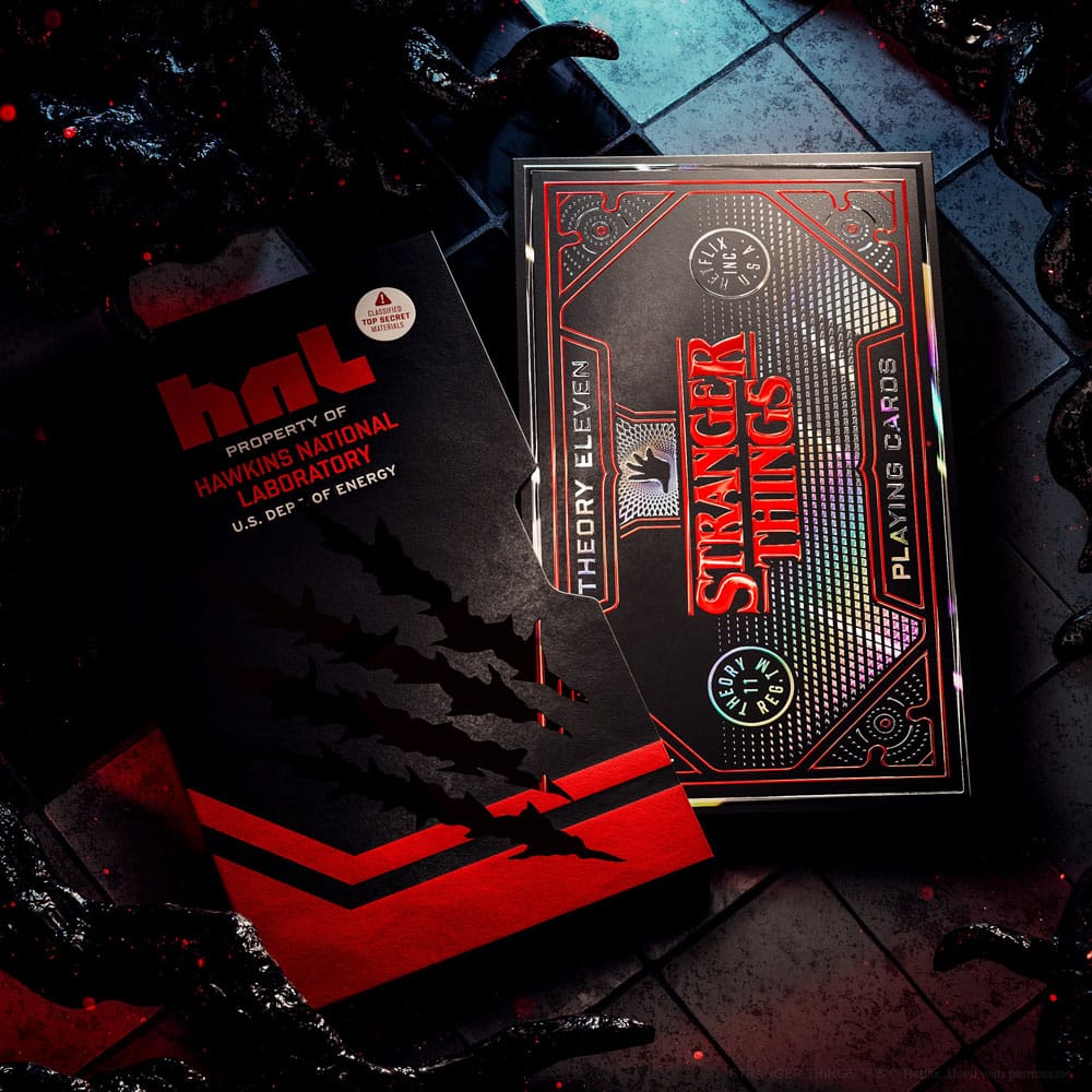Stranger Things Spielkarten Box Set (3 Decks) - Versand: 5-7 Tage nach Bestellung