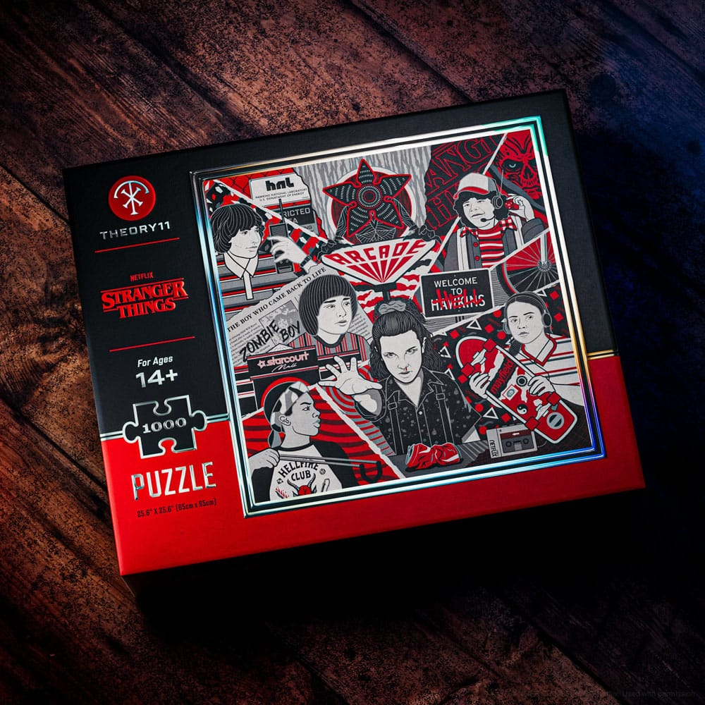 Stranger Things Multi-Dimensionales Puzzle (1000 Teile) - Versand: 5-7 Tage nach Bestellung