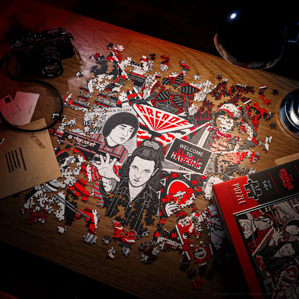 Stranger Things Multi-Dimensionales Puzzle (1000 Teile) - Versand: 5-7 Tage nach Bestellung