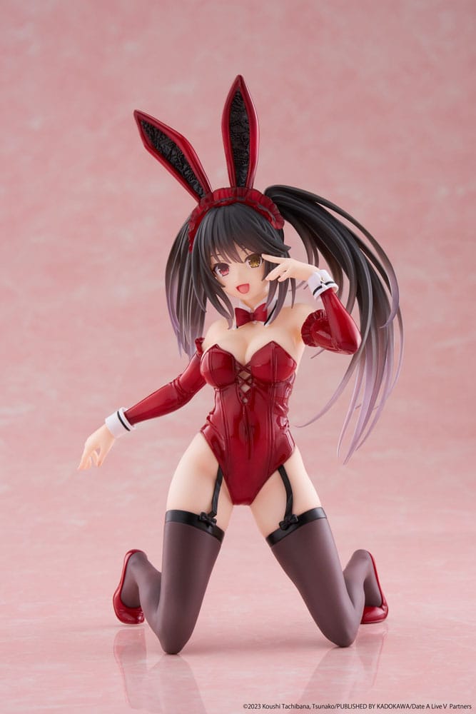 Date A Live V PVC Statue Desktop Cute Figure Kurumi Tokisaki Bunny Ver. 13 cm - sofort lieferbar