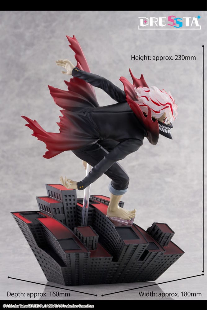 Dandadan Dressta PVC Statue Okarun Transformed 24 cm - Versand: 5-7 Tage nach Bestellung