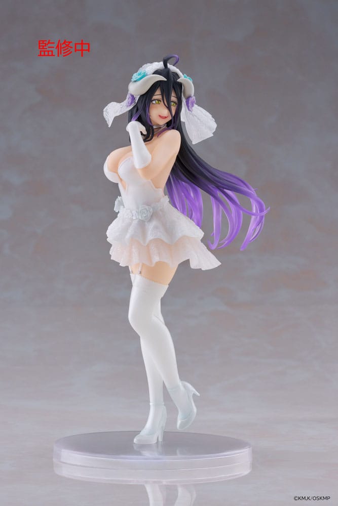 Overlord Coreful PVC Statue Albedo Wedding Ver. 18 cm - Versand: 5-7 Tage nach Bestellung