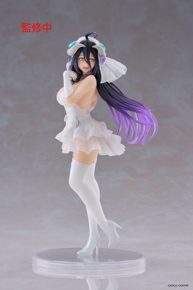 Overlord Coreful PVC Statue Albedo Wedding Ver. 18 cm - Versand: 5-7 Tage nach Bestellung