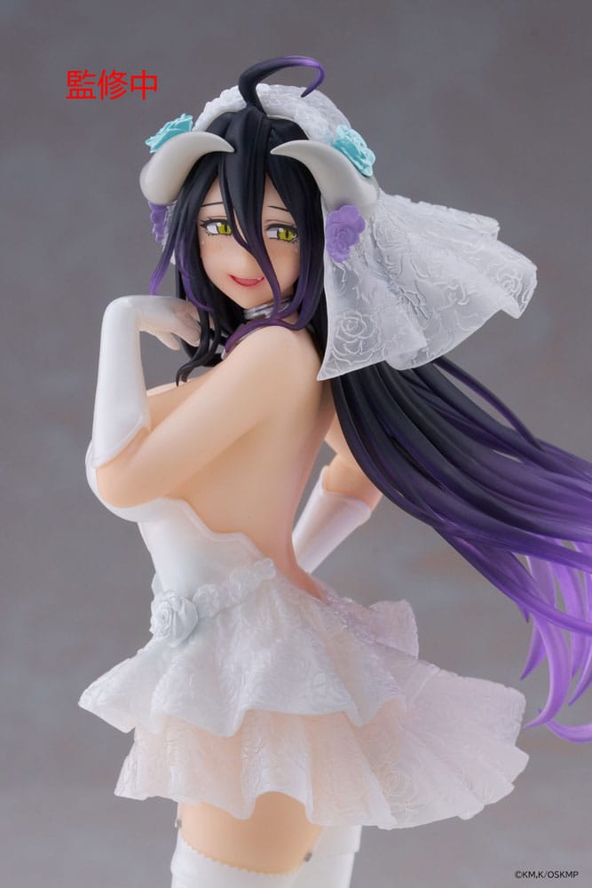 Overlord Coreful PVC Statue Albedo Wedding Ver. 18 cm - Versand: 5-7 Tage nach Bestellung