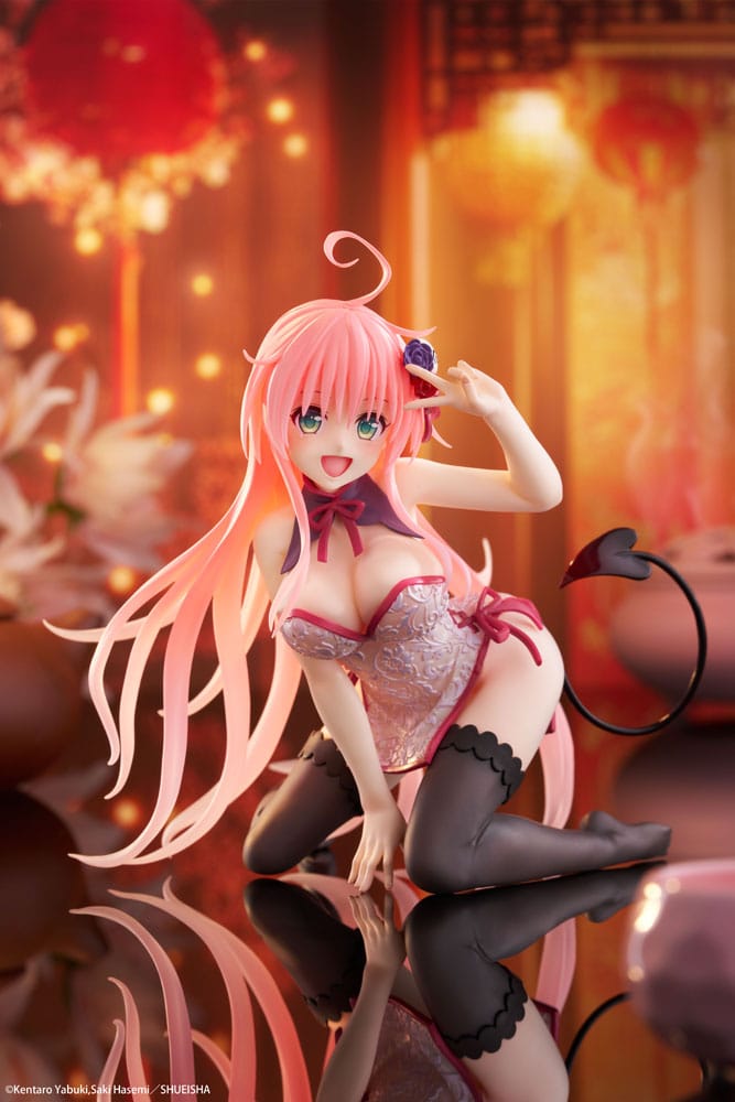 To Love-Ru Darkness PVC Statue Desktop Cute Figure Lala Chinese Dress Ver. 13 cm - Preorder - ETA: 24.11.2025