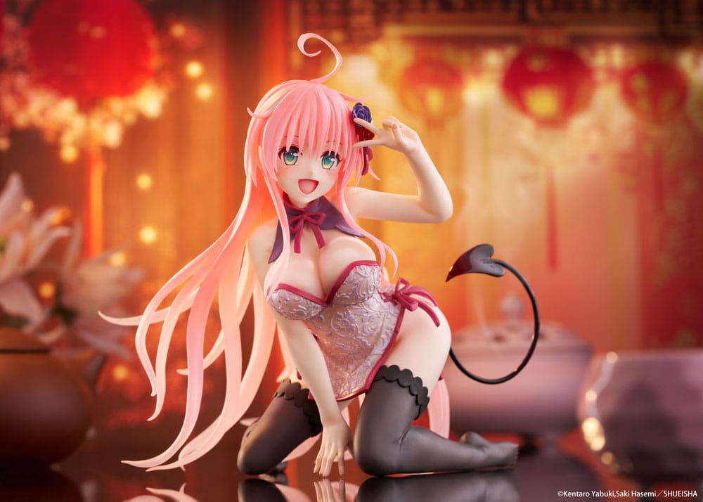 To Love-Ru Darkness PVC Statue Desktop Cute Figure Lala Chinese Dress Ver. 13 cm - Preorder - ETA: 24.11.2025