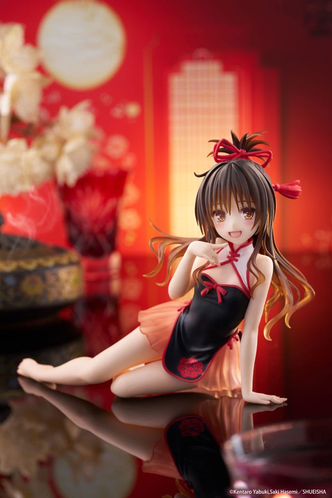 To Love-Ru Darkness PVC Statue Desktop Cute Figure Mikan Yuki Chinese Dress Ver. 13 cm - Preorder - ETA: 25.12.2025