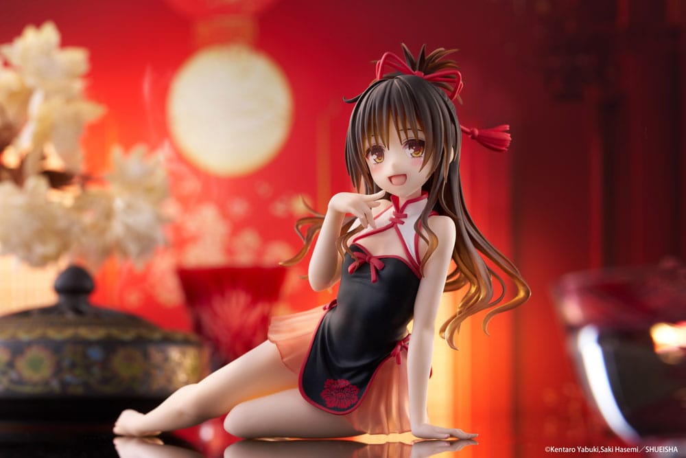 To Love-Ru Darkness PVC Statue Desktop Cute Figure Mikan Yuki Chinese Dress Ver. 13 cm - Preorder - ETA: 25.12.2025