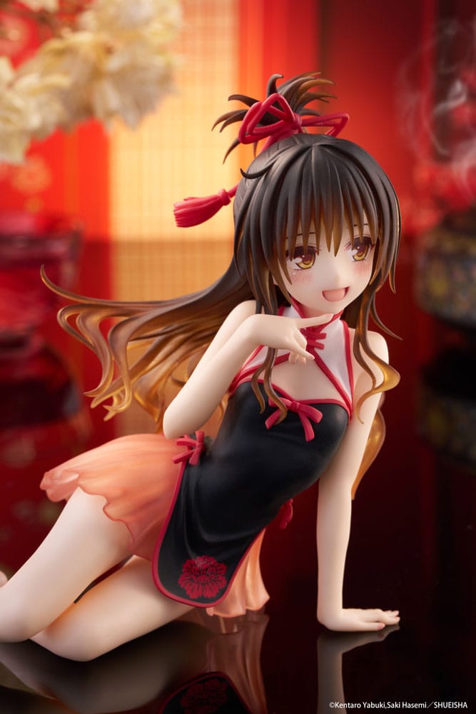 To Love-Ru Darkness PVC Statue Desktop Cute Figure Mikan Yuki Chinese Dress Ver. 13 cm - Preorder - ETA: 25.12.2025