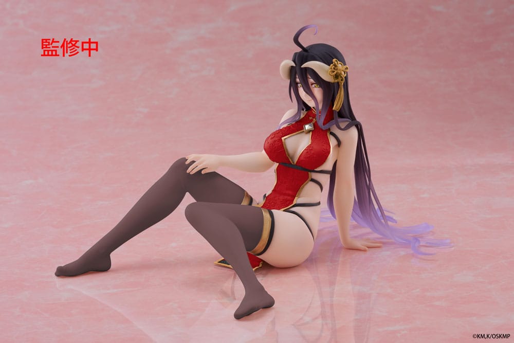 Overlord PVC Statue Desktop Cute Figure Albedo Chinese Dress Ver. Renewal 13 cm - Preorder - ETA: 25.12.2025