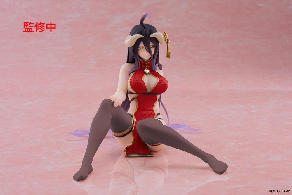 Overlord PVC Statue Desktop Cute Figure Albedo Chinese Dress Ver. Renewal 13 cm - Preorder - ETA: 25.12.2025