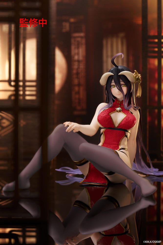 Overlord PVC Statue Desktop Cute Figure Albedo Chinese Dress Ver. Renewal 13 cm - Preorder - ETA: 25.12.2025