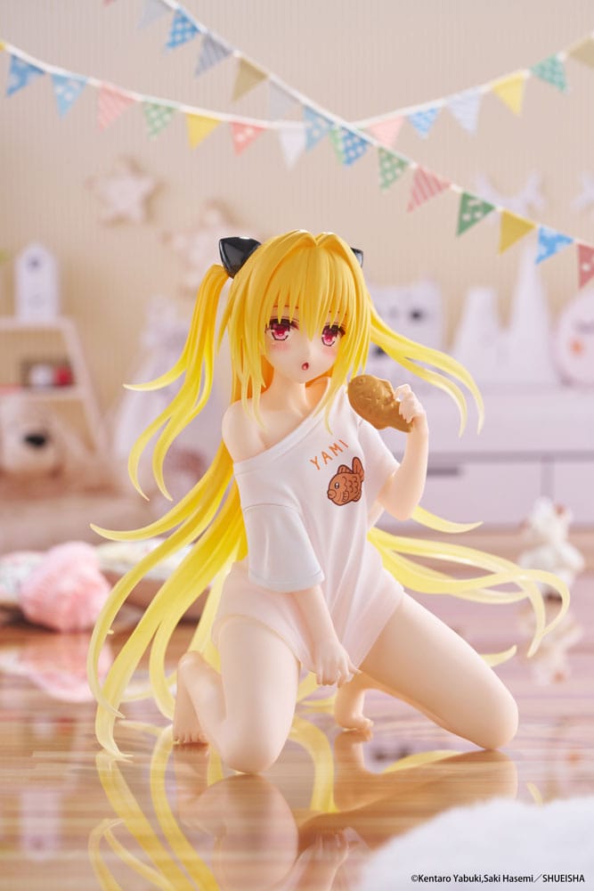 To Love-Ru Darkness PVC Statue Desktop Cute Figure Golden Darkness Roomwear Ver. 13 cm - Preorder - ETA: 25.01.2026