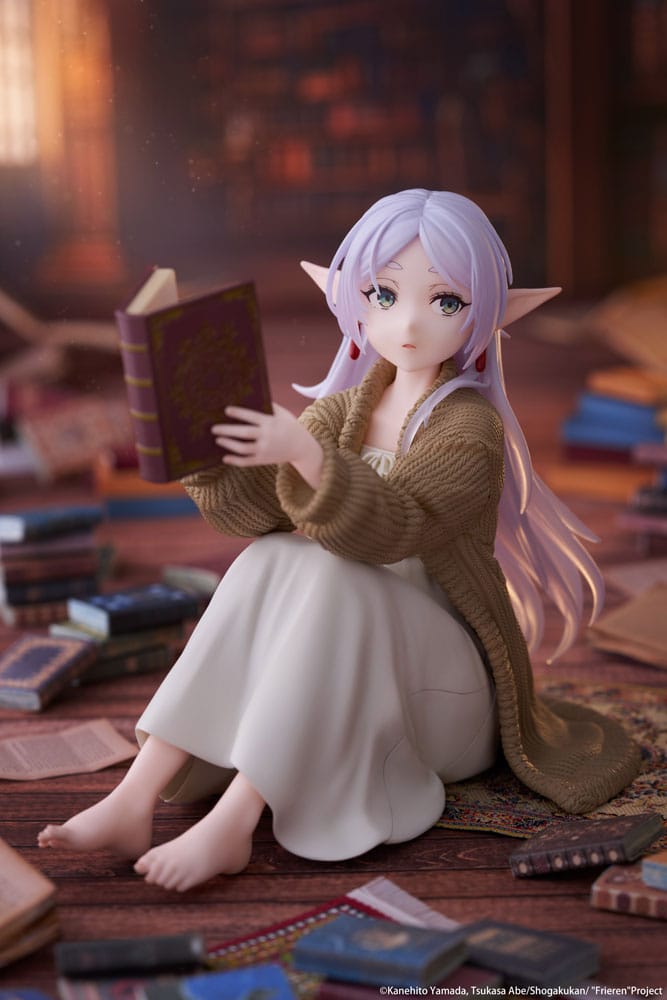 Frieren: Beyond Journey's End PVC Statue Desktop Cute Figure Frieren Roomwear Ver. 13 cm - Versand: 7 Tage nach Bestellung