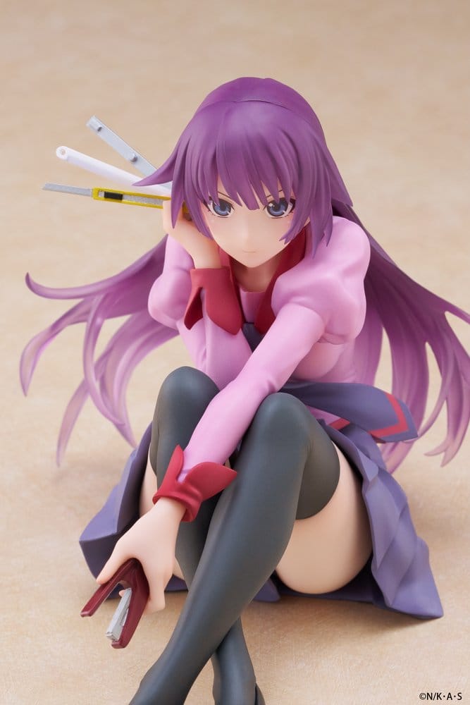 Monogatari PVC Statue Desktop Cute Figure Hitagi Senjougahara 13 cm - Preorder - ETA: 23.08.2026