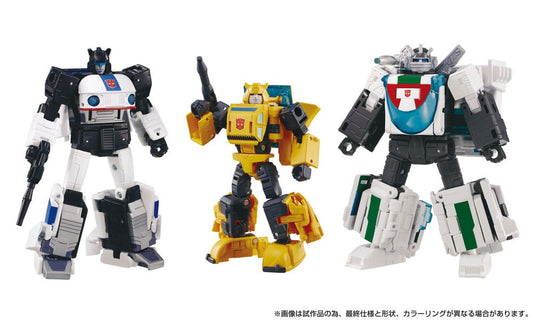 Transformers Dramatic Capture Series Actionfiguren 3er-Pack Cybertron Chase - Preorder - ETA: 01.01.2026