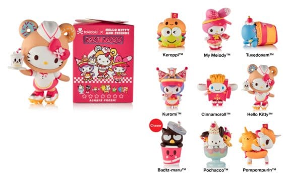 Hello Kitty & Friends Blind Box Figuren Sortiment Fast Food 7 cm (8) - Preorder - ETA: 15.09.2026
