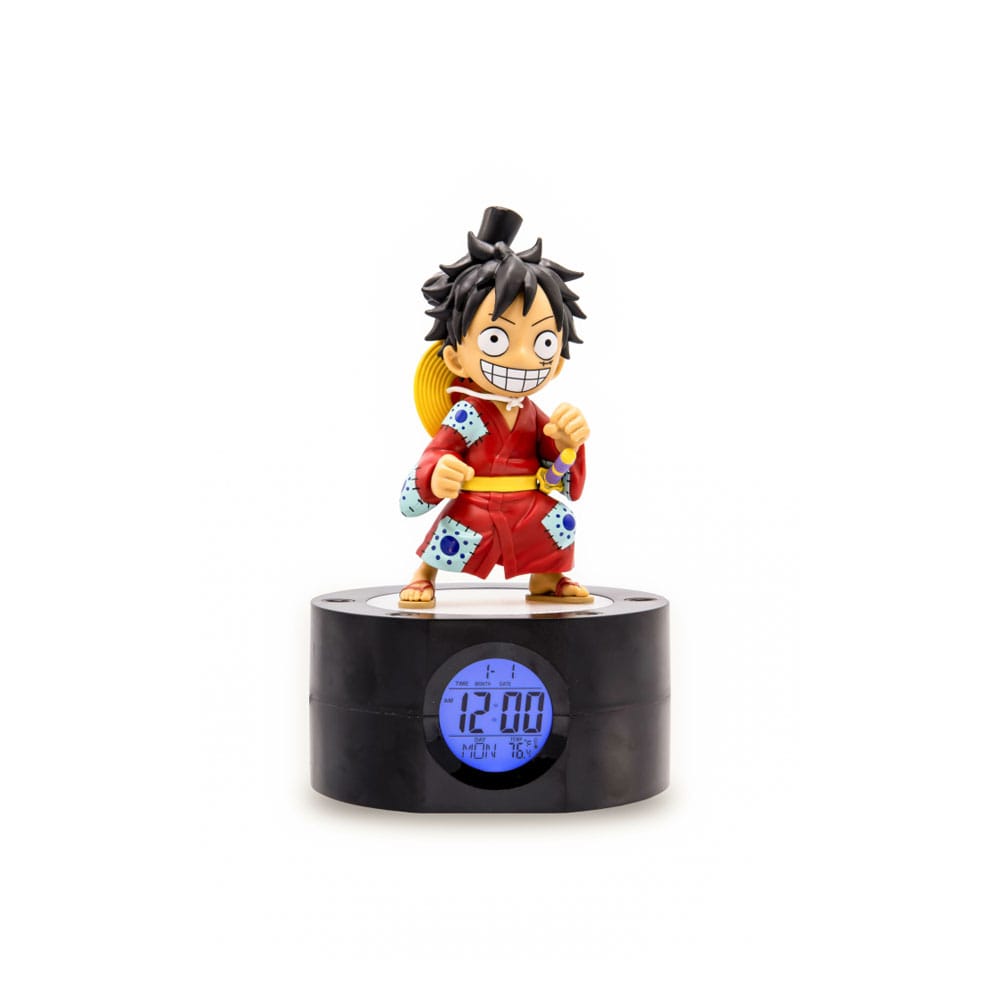 One Piece Wecker mit Leuchtfunktion Ruffy 18 cm - sofort lieferbar