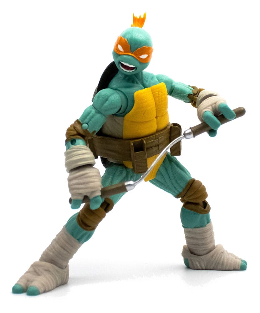Teenage Mutant Ninja Turtles BST AXN Actionfigur Michelangelo (IDW Comics) 13 cm - Versand: 5-7 Tage nach Bestellung