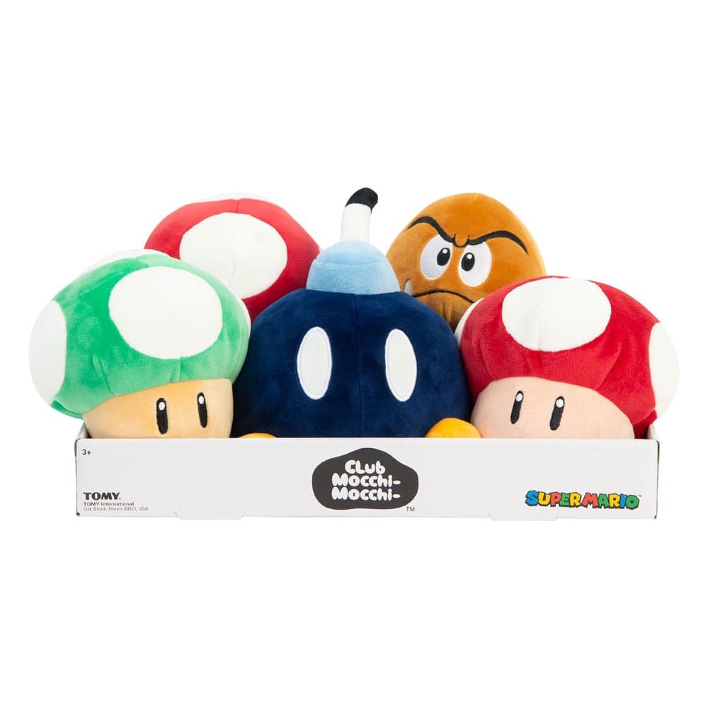 Mario Kart Mocchi-Mocchi Plüschfiguren Set 1 15 cm Sortiment (5) - Preorder - ETA: 18.10.2025