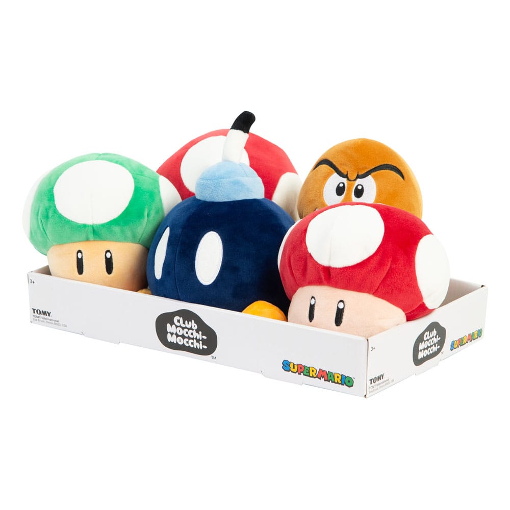 Mario Kart Mocchi-Mocchi Plüschfiguren Set 1 15 cm Sortiment (5) - Preorder - ETA: 18.10.2025