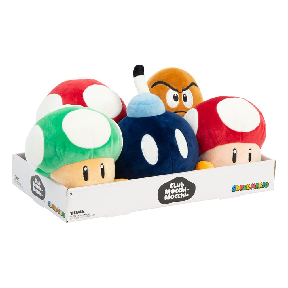 Mario Kart Mocchi-Mocchi Plüschfiguren Set 1 15 cm Sortiment (5) - Preorder - ETA: 18.10.2025