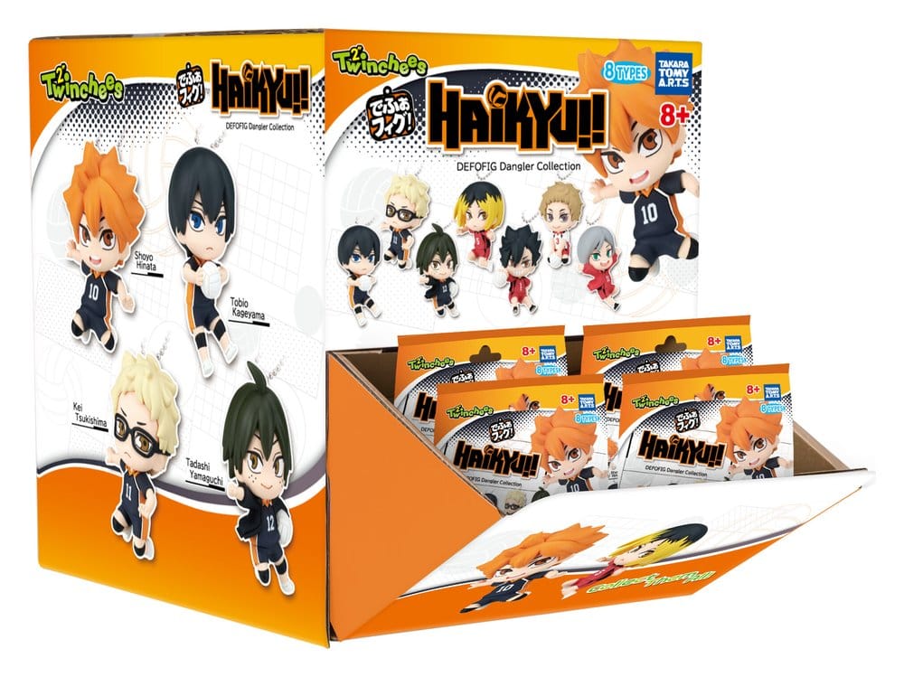 Haikyu!! Twinchees Dangler Minifiguren Defofig! 5 cm Blind Pack Display (24) - Preorder - ETA: 25.06.2026