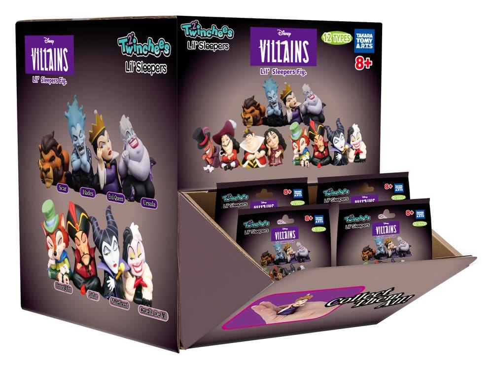 Disney Villains Twinchees Minifiguren Lil' Sleepers 5 cm Blind Pack Display (24) - Preorder - ETA: 25.12.2026
