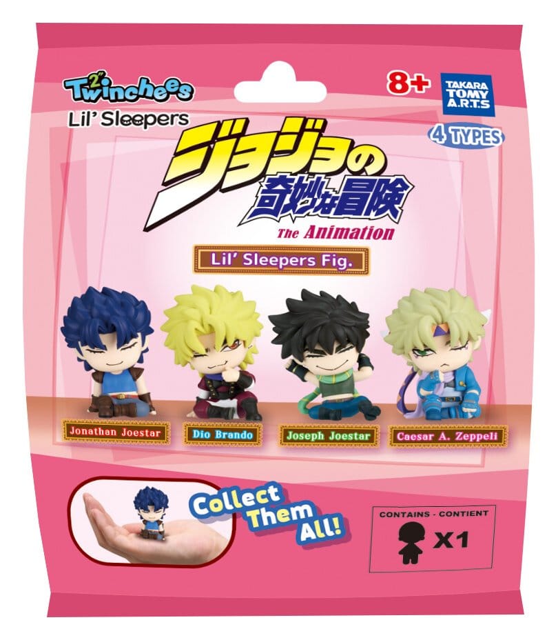 Jojo´s Bizzare Adventure Twinchees Minifiguren Lil´Sleepers 5 cm Blind Pack Display (24) - Preorder - ETA: 26.04.2026