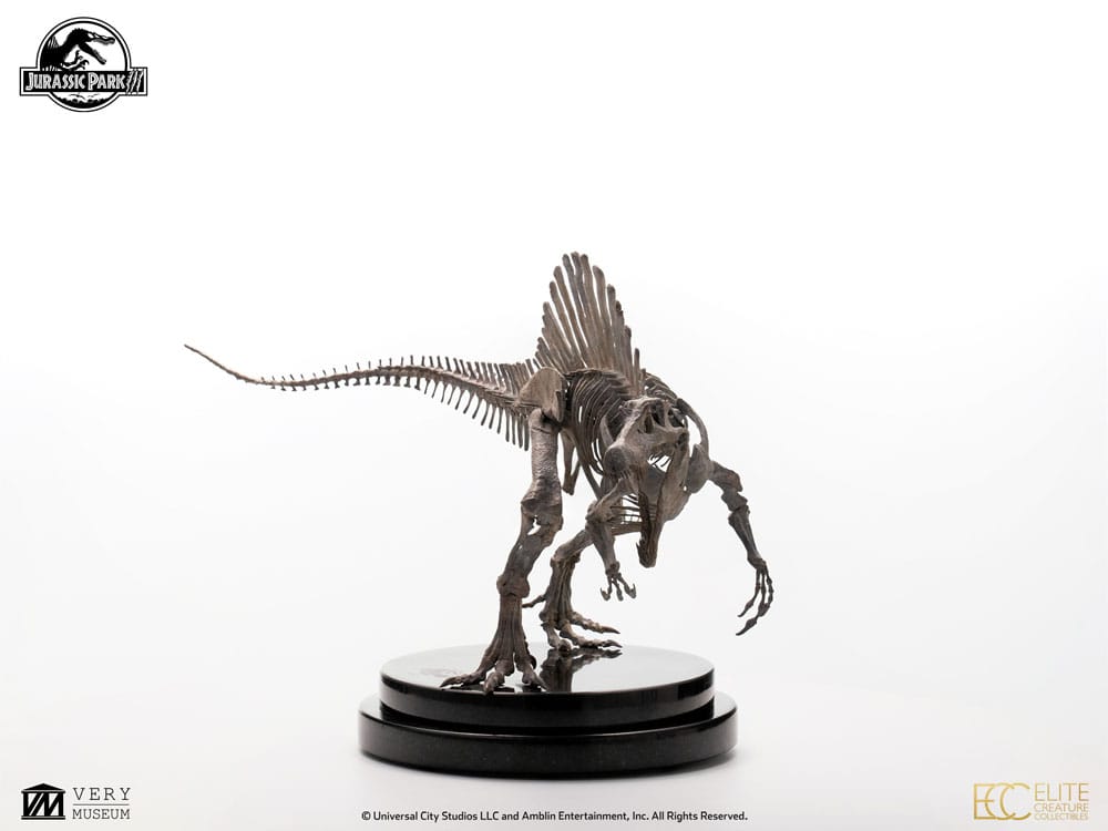 Jurassic Park III ECC Elite Creature Line Statue 1/24 Spinosaurus Skeleton Bronze 27 cm - Versand: 5-7 Tage nach Bestellung