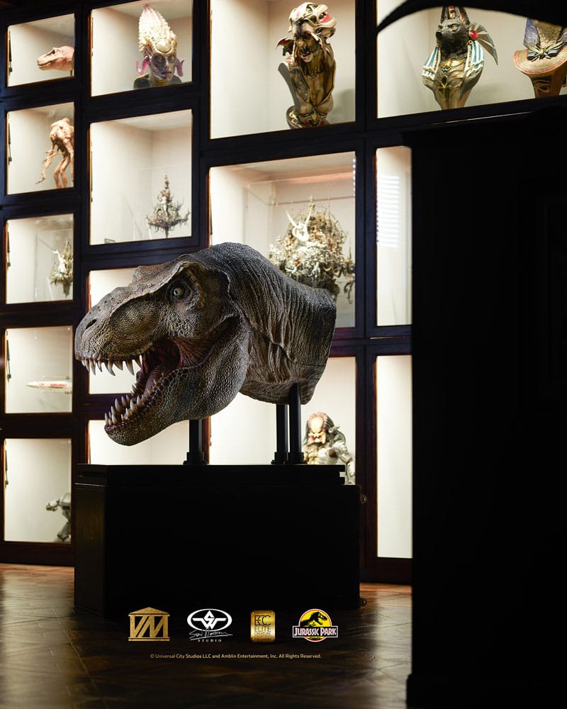 Jurassic Park 1/2 Statue T-Rex Head 105 cm - Preorder - ETA: 25.05.2026