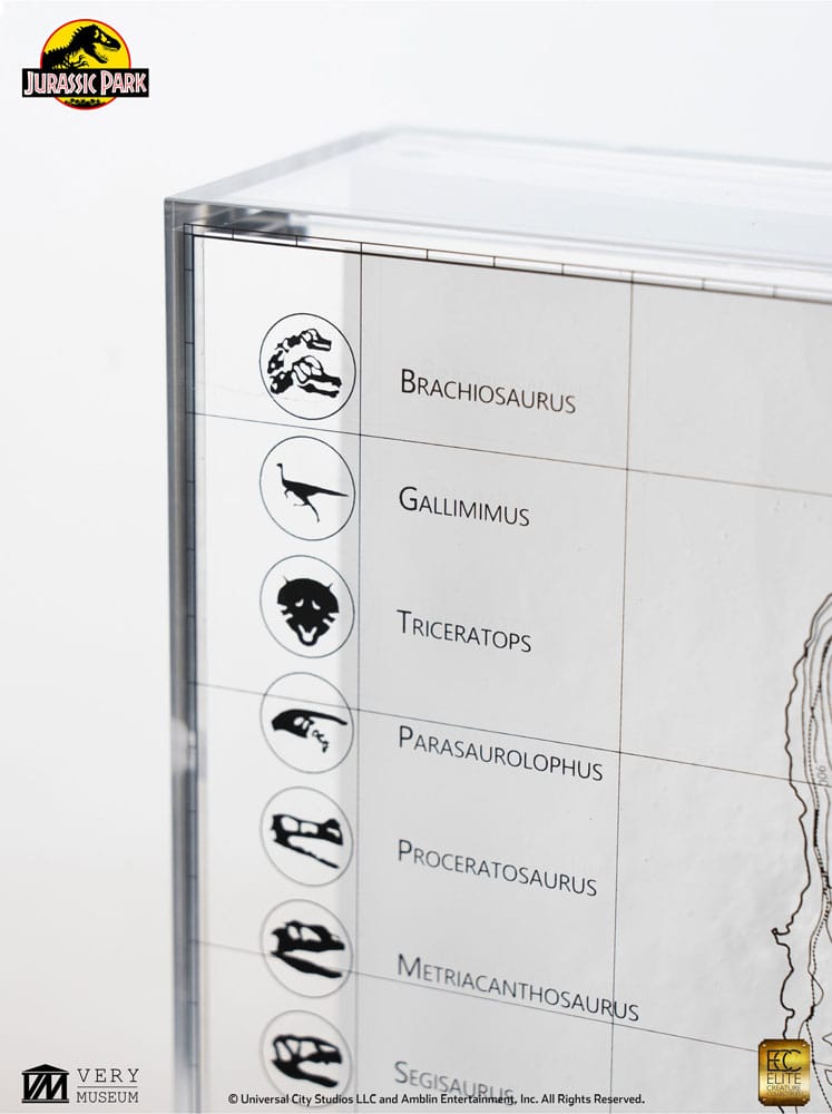 Jurassic Park Topographische Karte Isla Nublar - Preorder - ETA: 25.02.2026