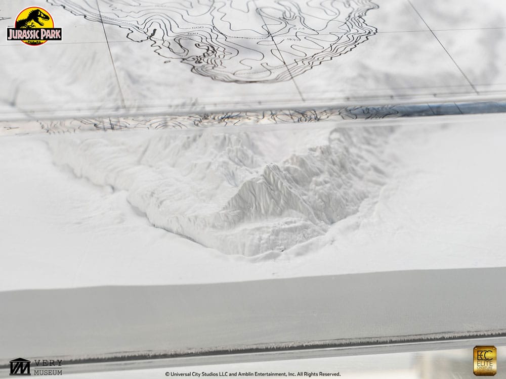 Jurassic Park Topographische Karte Isla Nublar - Preorder - ETA: 25.02.2026