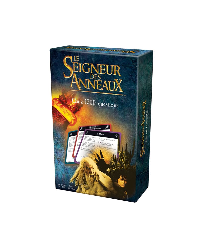 Herr der Ringe Brettspiel Quiz 1200 Questions *Französische Version* - Versand: 5-7 Tage nach Bestellung