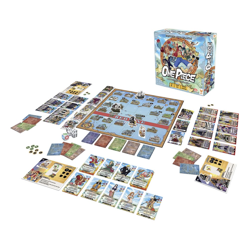 One Piece Brettspiel Adventure Island *Englische Version* - Versand: 5-7 Tage nach Bestellung