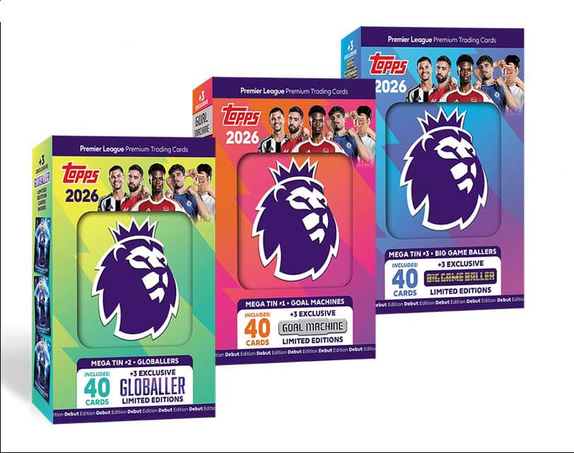 Premier League 2025/26 Trading Cards Mega Tin - Preorder - ETA: 25.09.2025