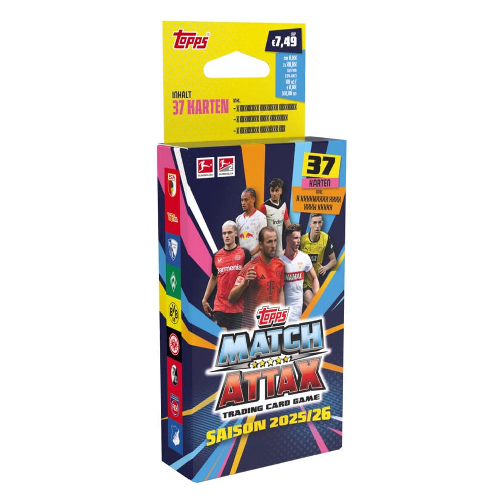 Bundesliga Match Attax Trading Cards 2025/26 Eco Pack - Versand: 7 Tage nach Bestellung