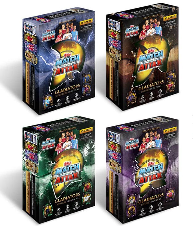 UEFA Champions League Match Attax Trading Cards 2025/26 Mega Tin *Deutsche Version* - Preorder - ETA: 25.09.2025