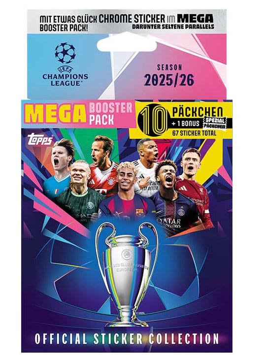 UEFA Champions League 2025/26 Sticker Collection Mega Eco Pack - Preorder - ETA: 09.10.2026